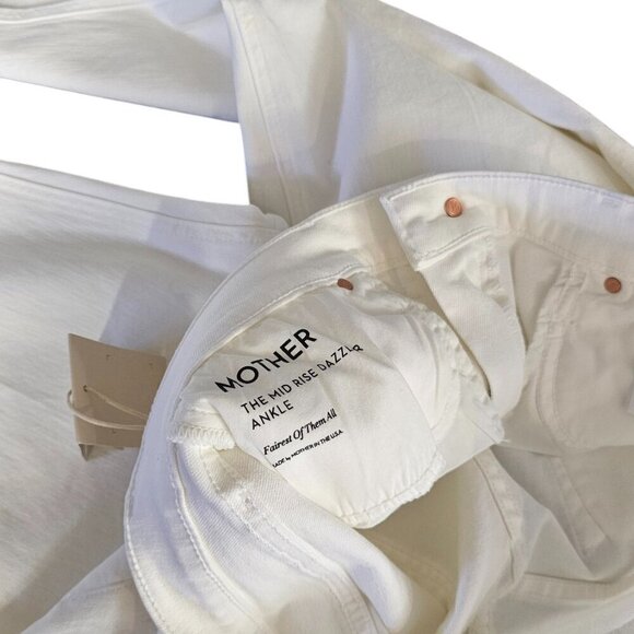 MOTHER The Mid Rise Dazzler Ankle Jeans in Fairest of Them All Size 34 NWT - Picture 10 of 16